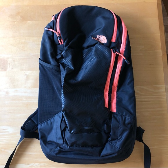 The North Face Handbags - The North Face Pinyon 15L Backpack, Black and Pink
